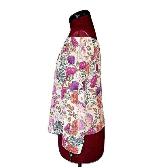 INC International Concepts Womens Top Size Petite Petite Multicolor Flor… - Picture 3 of 6